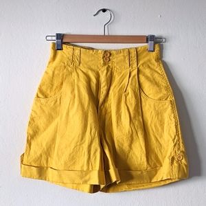Vintage Jordache Yellow Shorts